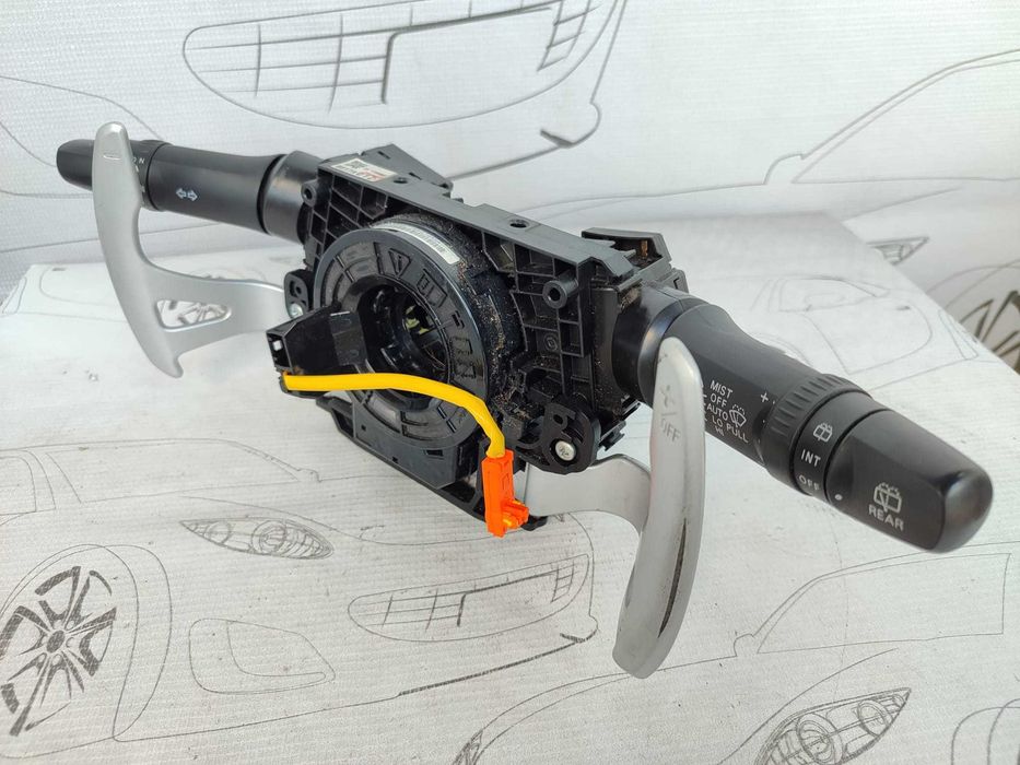 Ansamblu manete comenzi volan + padele + spiră Mitsubishi Outlander 8617A012 2014 / [2013-2021] / (5B3)