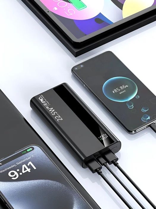 Powerbank Внешний аккумулятор 10 000 mA/h 22.W с быстрой зарядкой