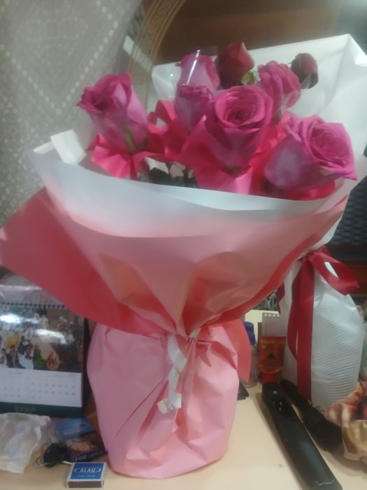 Арзан бағаға гүлдер бар