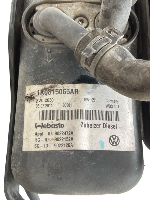 Webasto Volkswagen Touran 1T3 2010 - 2015 1.6 Tdi Cayc 1K0815065Ar