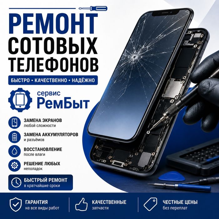 Ремонт сотовых телефонов