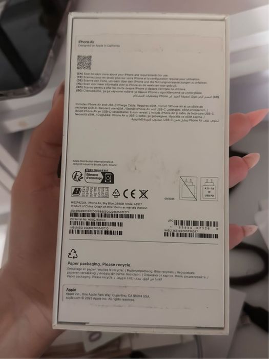 Iphone 17 AIR 256gb