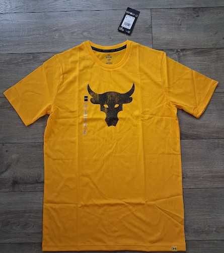 Under Armour Project Rock Brahma Bull мъжка тениска, оранжева или сива, от USA
