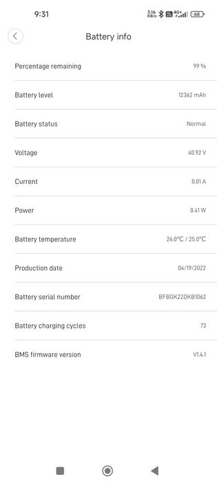 Trotineta Xiaomi Mi Pro 2, 1944 KM, cauciucuri pline, revizie, curatat