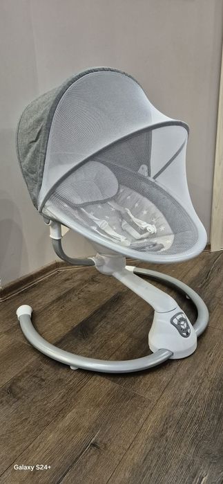 CANGAROO Електрическа люлка - шезлонг CLOUD СИВ