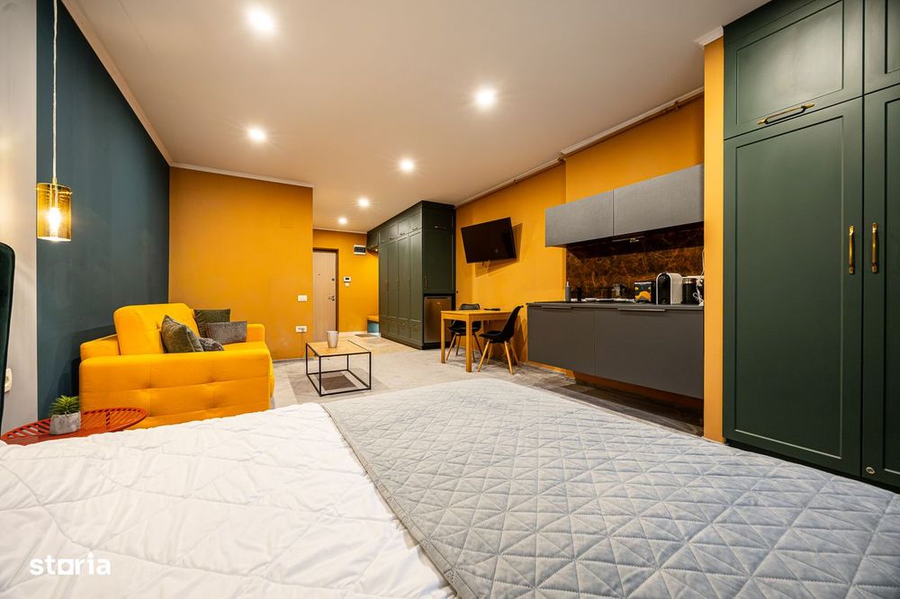 Garsonieră premium în inima Poienii Brașov |Nuba | Design interior