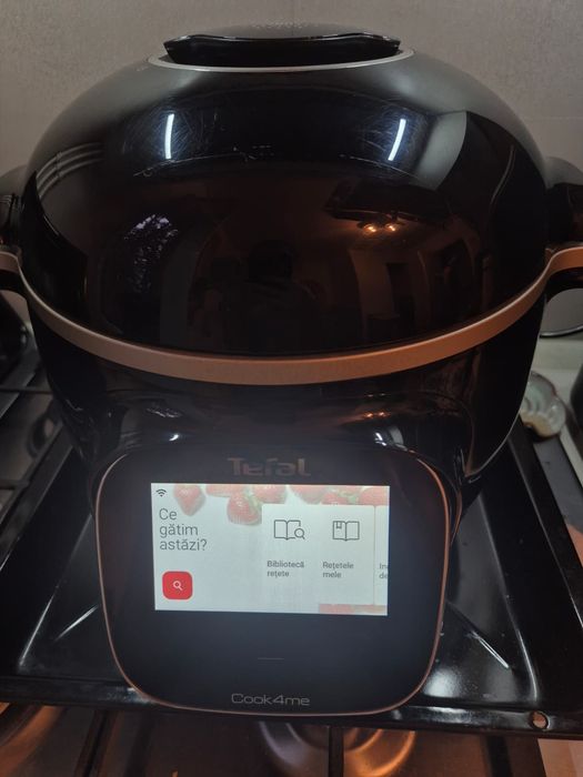 Multicooker inteligent cu gătire sub presiune Tefal Cook4me Touch CY912831 cu conexiune WiFi