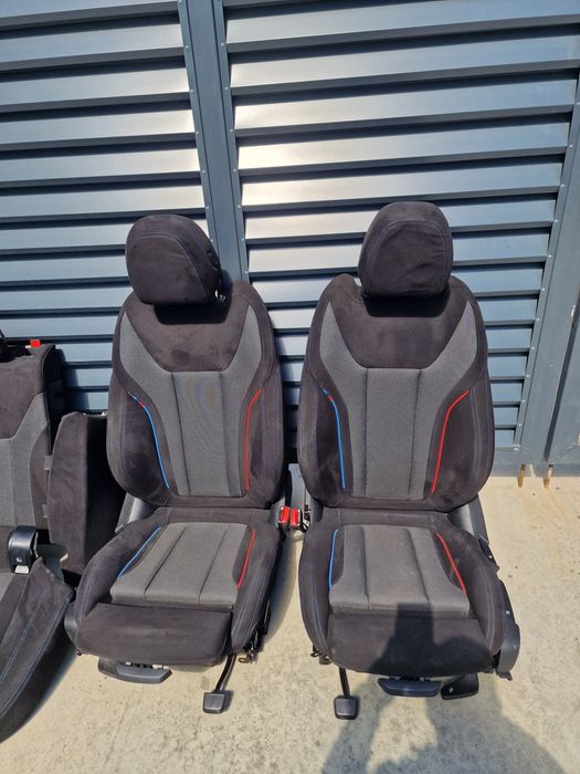 Interior alcantara scaune fata recaro sport cu incalzire bancheta spate  bmw g26 seria 4