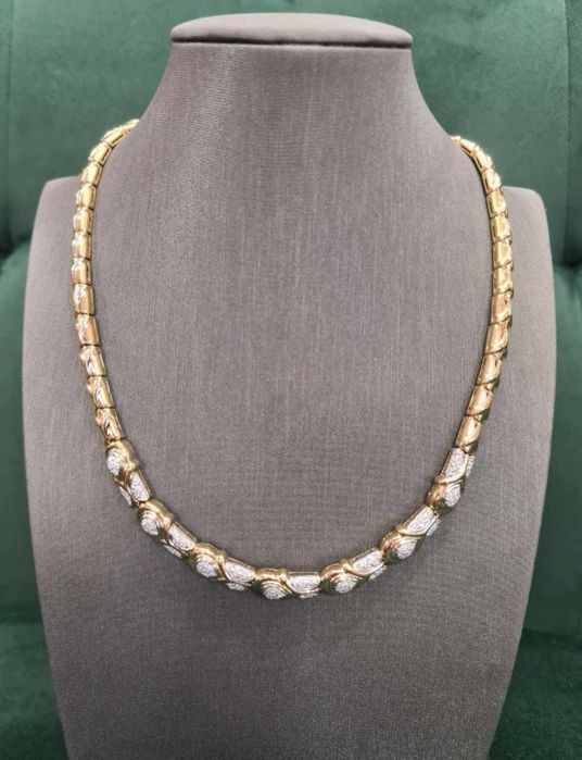 Colier din aur galben 18k, cu diamante naturale, SAU40