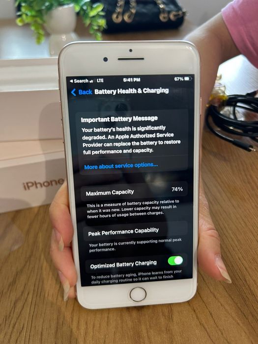 Iphone 8 plus fără nicio zgârietura