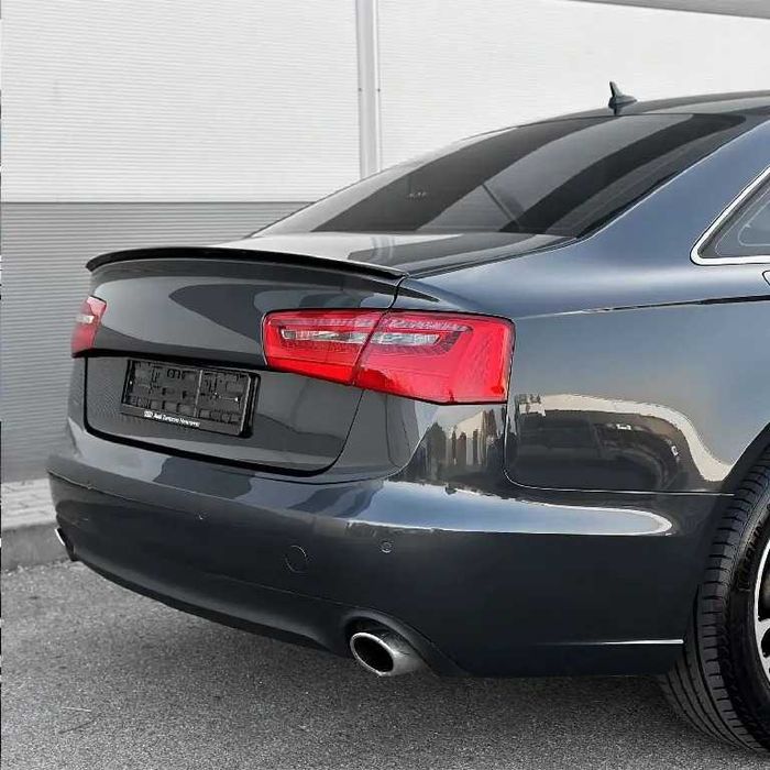 Eleron Lip Codita Portbagaj Audi A6 C7 Sedan Sline 11-18, Negru Lucios