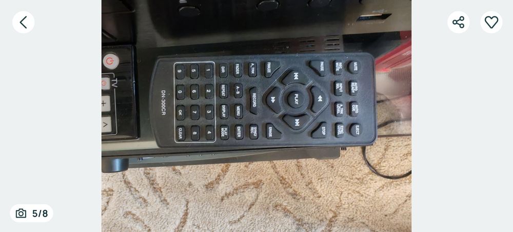 Panasonic db 9000 și Denon CR-300 recorder