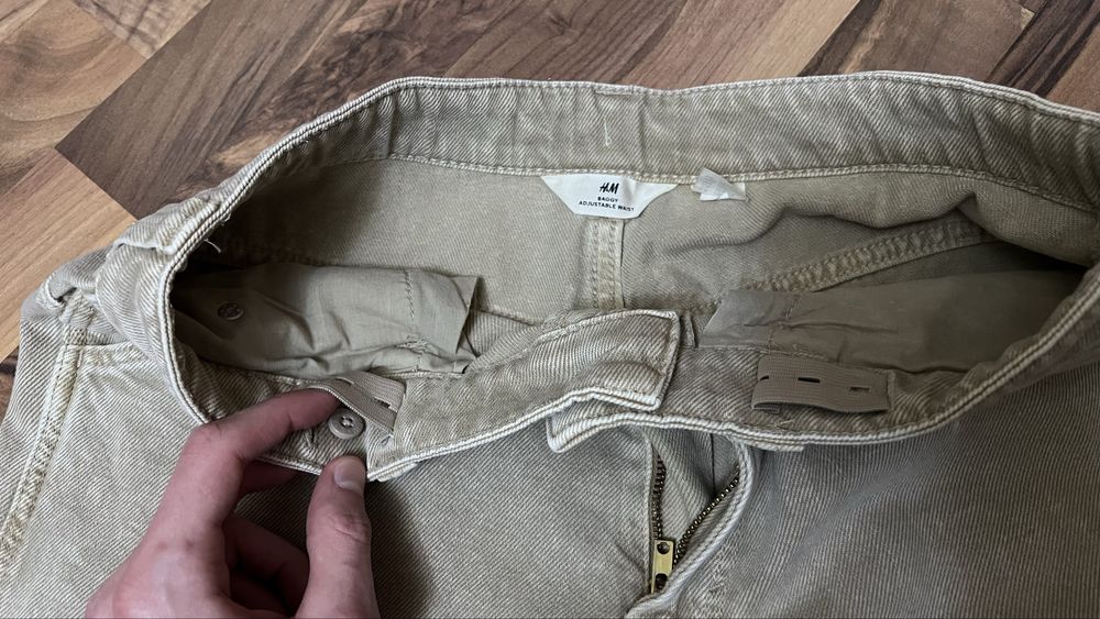 Pantaloni lungi blugi H&M cargo jeans