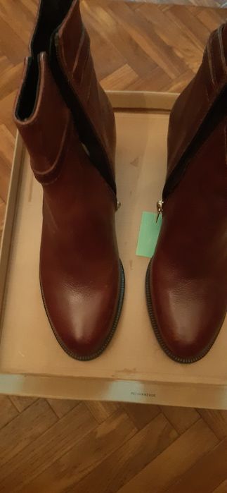 Ботильоны Голландия кожаные  новые