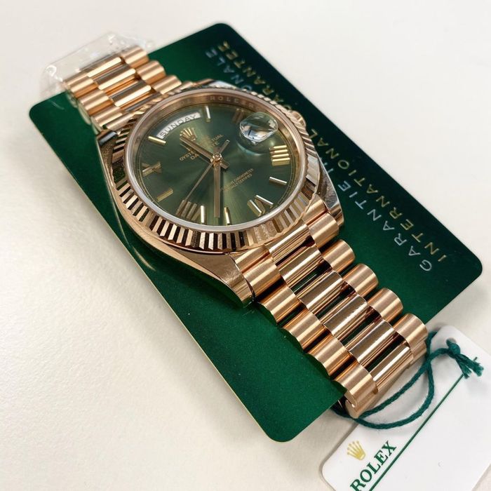 rolex daydate olive dial