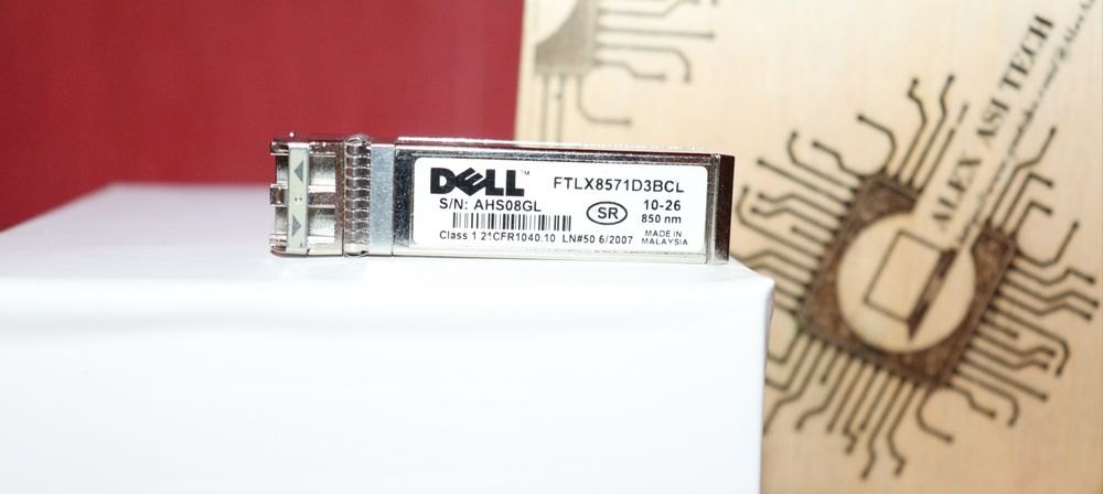 Transceiver SFP+ DELL FTLX8571D3BCL 10Gbps MMF LC 850nm 300m