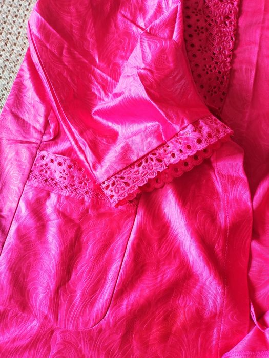 Халат пеньюар с кружевами, пижама