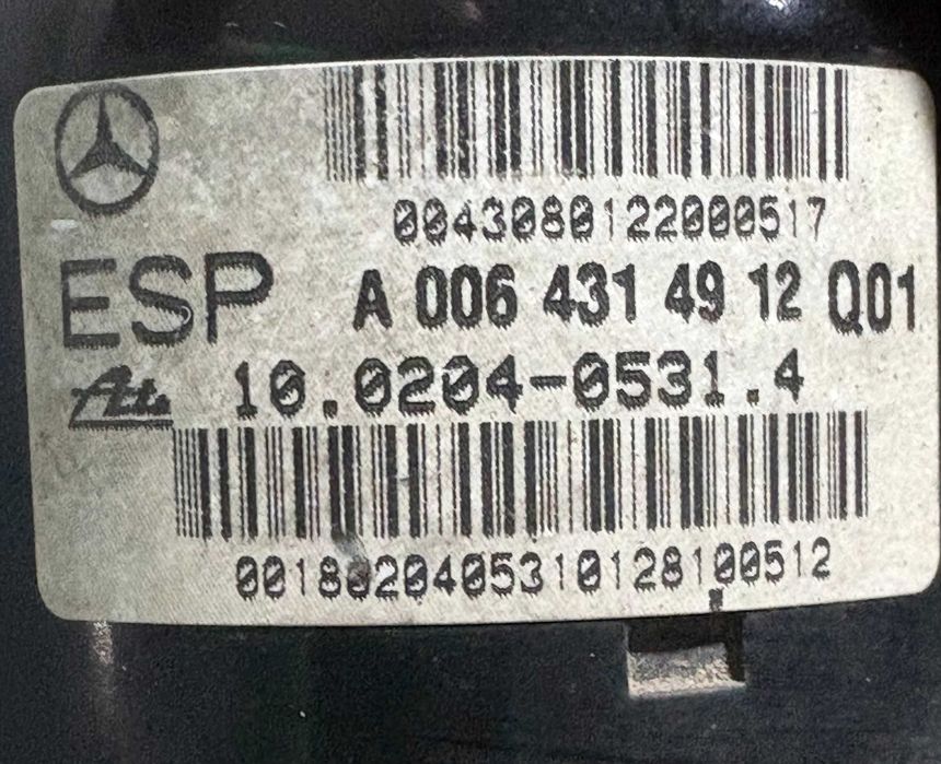 АБС Помпа Мерцедес ЦЛК W209 (02-09г) ABS Pompa Mercedes CLK W209 OEM: A0375453832