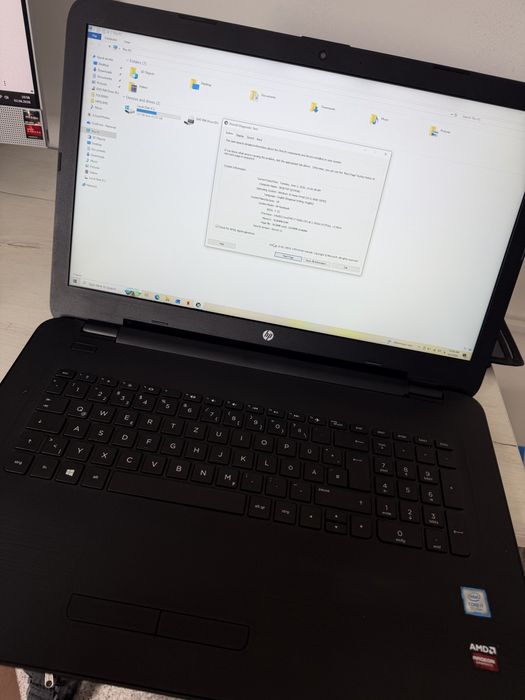 Laptop HP i 7  gen 7 , 16 gb Ram , 256 gb
