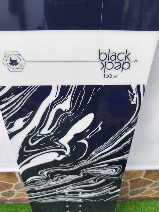 Placa snowboard F2 Black Deck extra wide Freestyle 155 cm cu legaturi