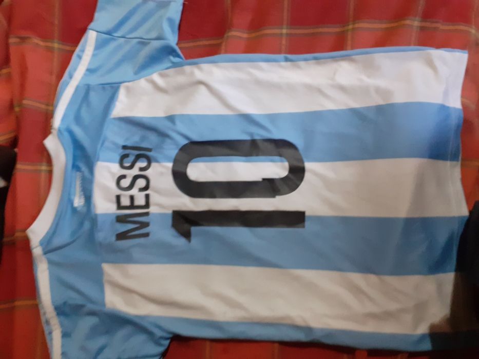 Tricou fotbal copii/Messi 10,Argentina 2015/Adidas 8/12 ani,150 cm