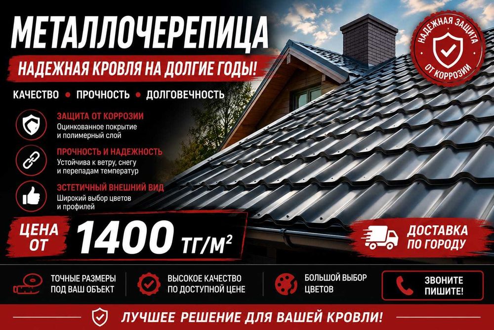 Металлочерепица Шатыр Кровля Российский метал