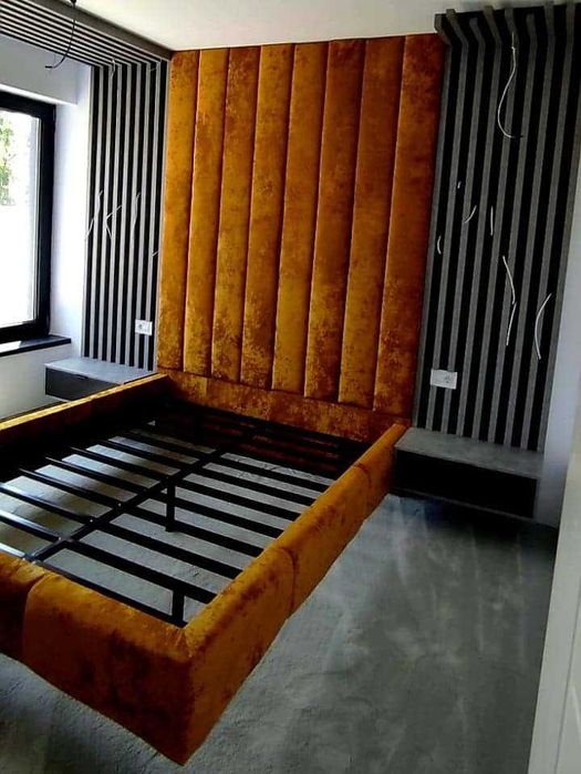 PAT TAPITAT premium cu tablie inalta, design modern