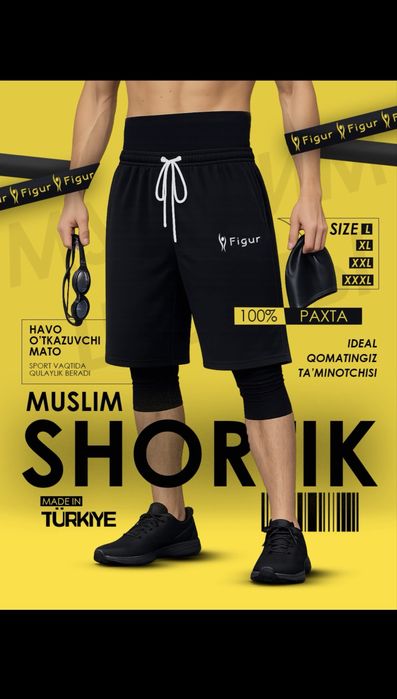Muslim shortik razmer XL yoki 33