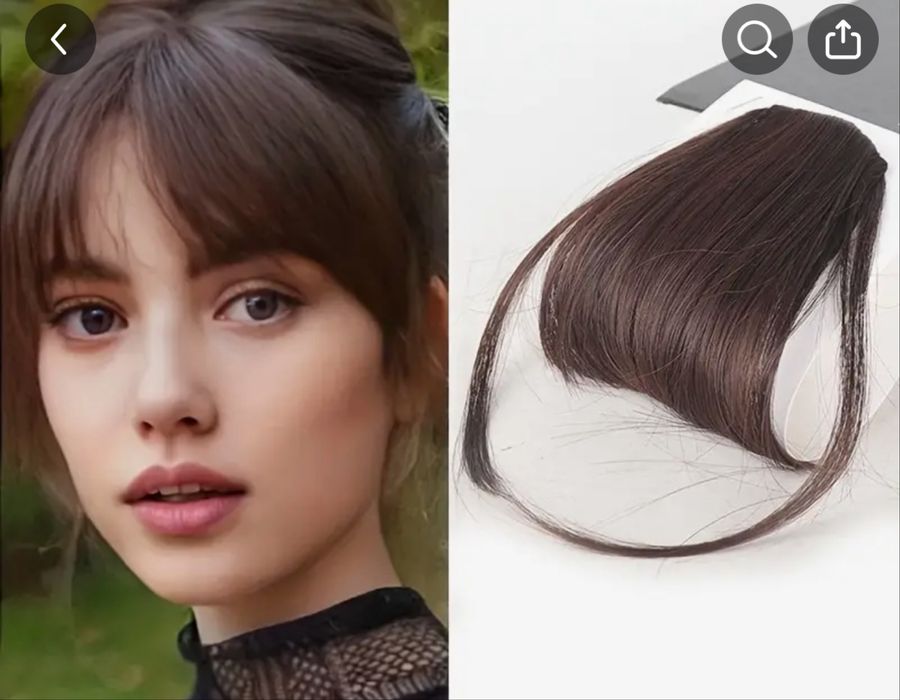 Накладная чёлка суперкрутая/ Соч