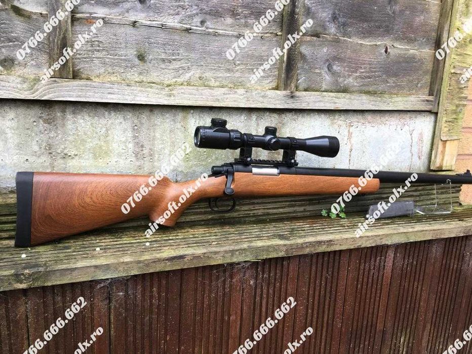 Pusca Puternica ~MODIFICATA PESTE 5J!!~ Cu Luneta si Aer Comprimat