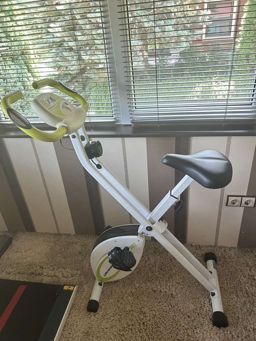 Велоергометър Ultrasport F-Bike, LCD дисплей, Сгъваем