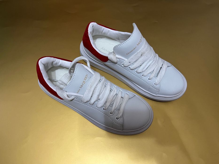Adidasi Alexander Mcqueen alb cu rosu 38