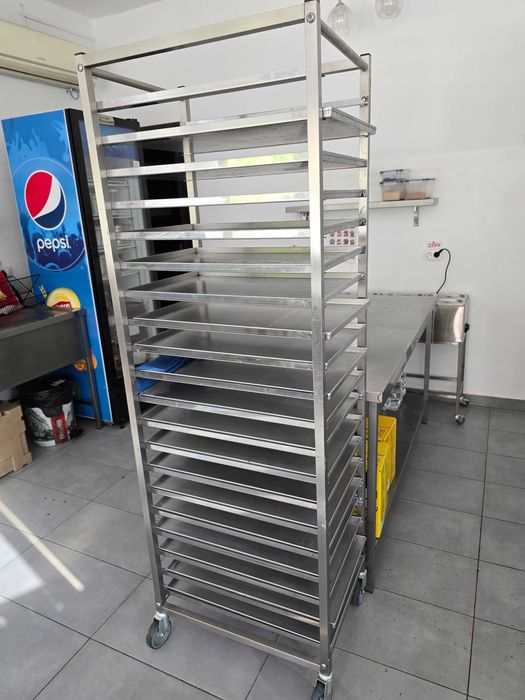 Echipamente patiserie – prajitor gogosi/donuts, malaxor, mese inox etc