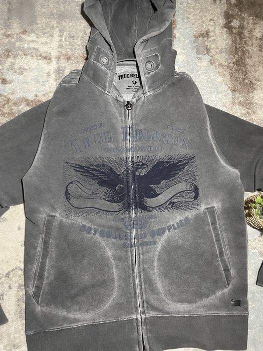 Hanorac TrueReligion cu gluga PIESA RARA