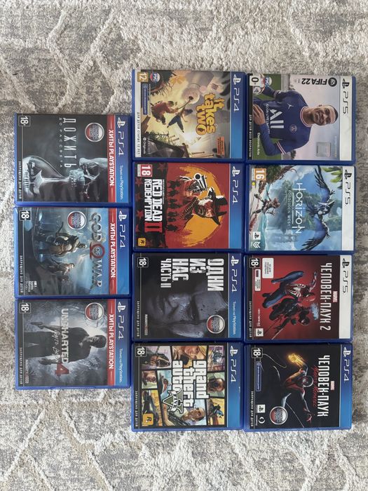 Игры на Пс 4/5 Диски в отличном состоянии!
