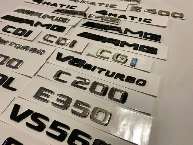 Эмблемы щильдики надписи на Mercedes-Benz Bmw land rover