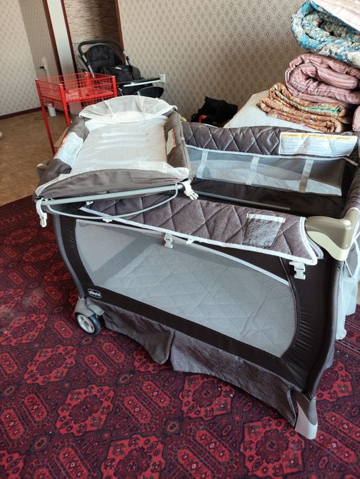 Манеж детский с люлькой