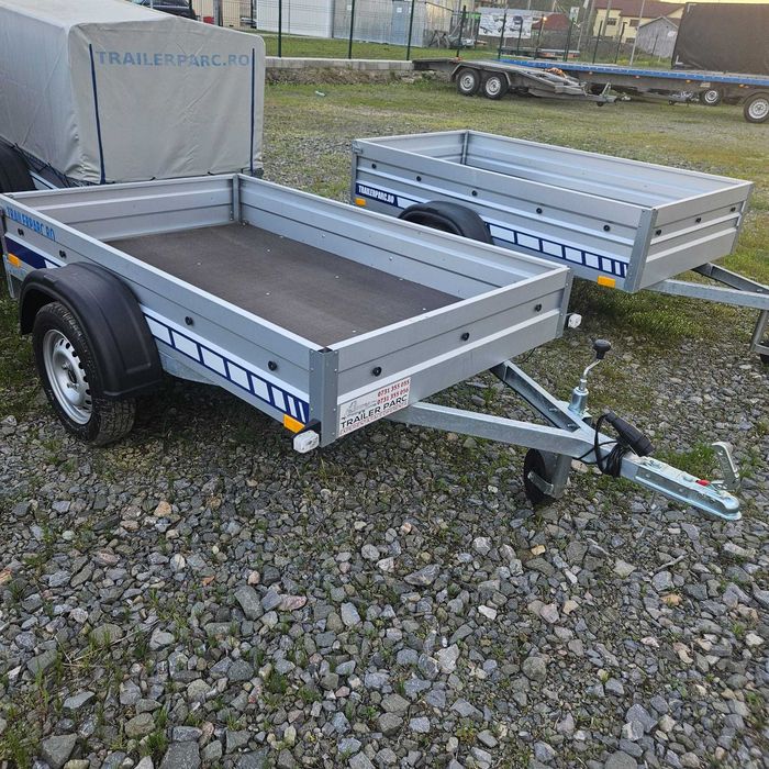Remorca Niewiadow, Neptun, Wiola 2.05x1.10m, 2.05x1.5m, 2.43x1.10m