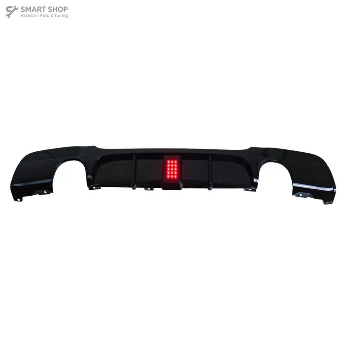 Difuzor Bara Spate cu LED BMW Seria 3 E90 E91 (2004-2012) M Design Neg