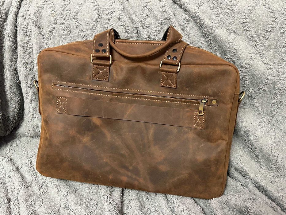 Кожаная сумка ручной работы