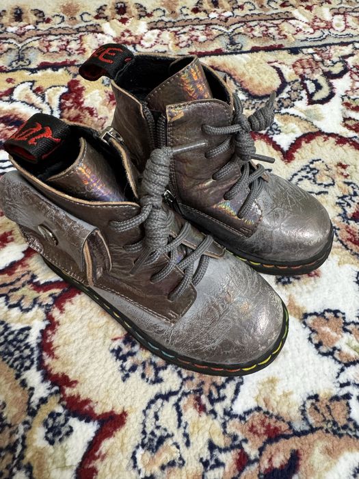 Осенние ботинки цвет бронза