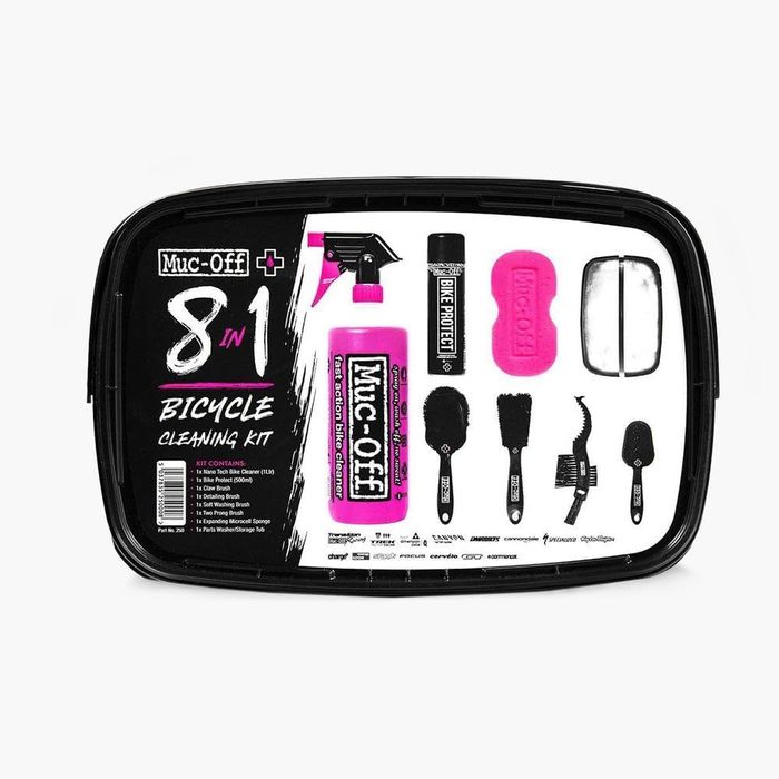 Muc-Off 8-in-1 Kit комплект за детайлно почистване, велосипеди, мотори