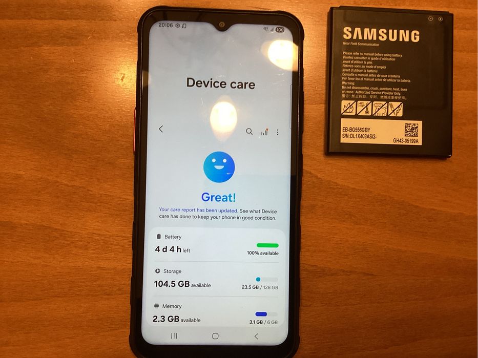 Samsung GALAXY XCOVER 7 5G G556B 6.60 ", 128 GB, RAM 6 GB