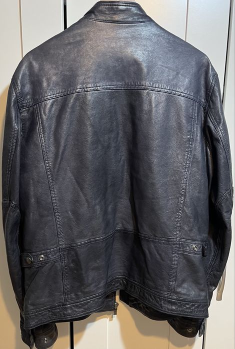 Куртка кожаная Massimo Dutti мужская