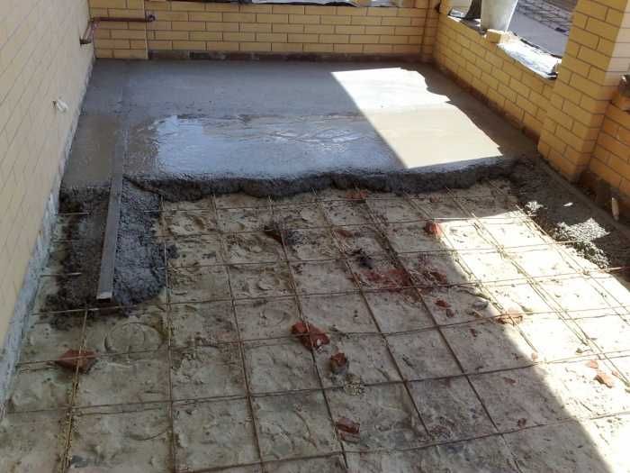 toping pol zatirka polov, beton pol, beton styajka, polusuxoy styajka