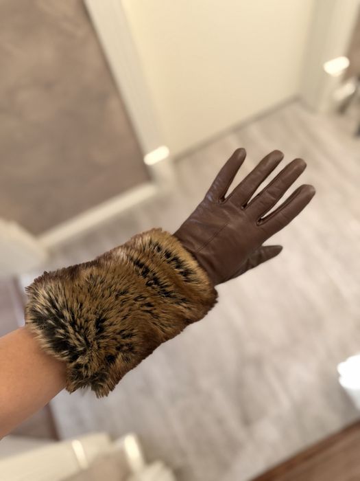 Кожени ръкавици Zara