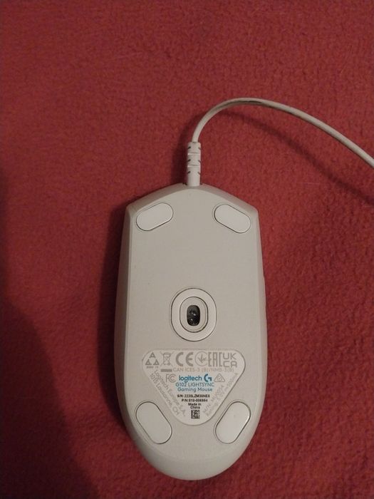 Мышка logitech g102 белая
