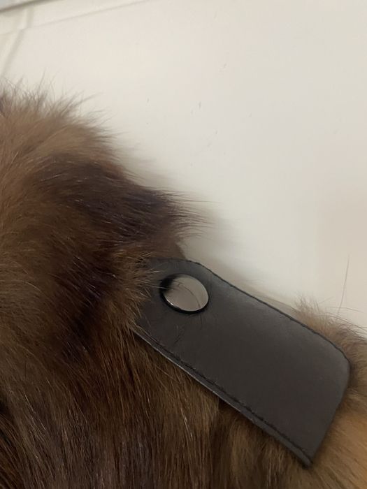 Жилет из меха песца