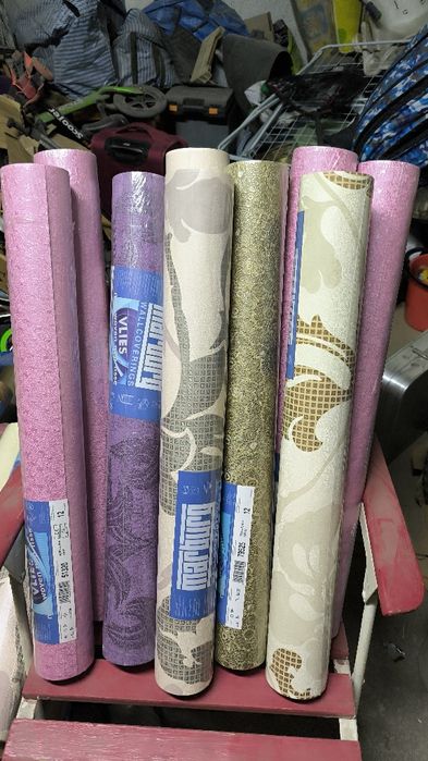 Обои. Флизериновые.  Германия. Супермоющиеся. От 6 до 14 рулонов