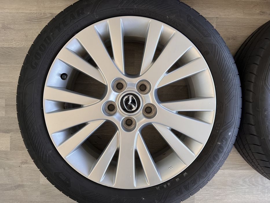 Оригинални джанти 17 цола 5х114,3 за Мазда 6 с летни гуми 215/50/17